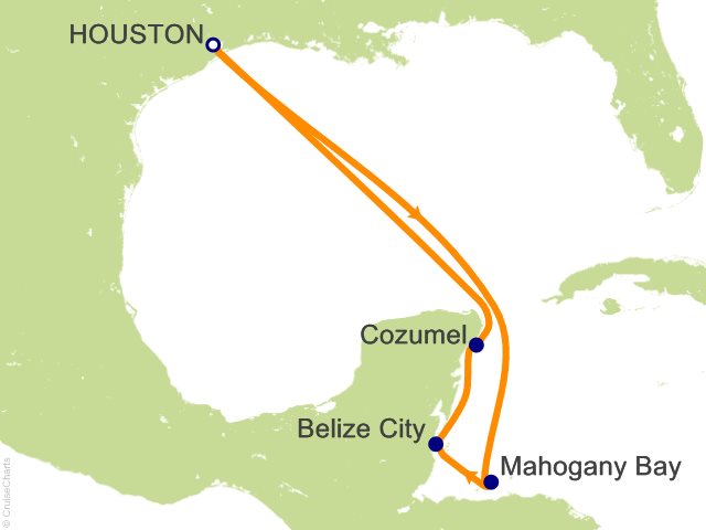 7 Night Western Caribbean Cruise from Houston