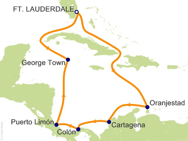 10 Night Roundtrip Panama Canal Cruise from Fort Lauderdale