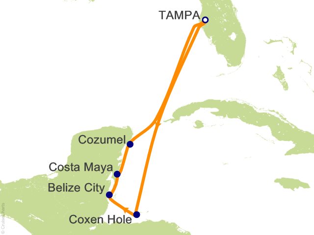 7 Night Western Caribbean Holiday Cruise from Tampa