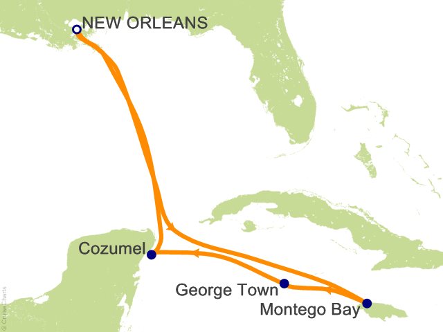 7 Night Western Caribbean Cruise from New Orleans