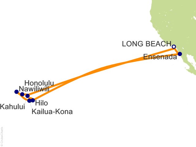 15 Night Hawaii Cruise from Long Beach