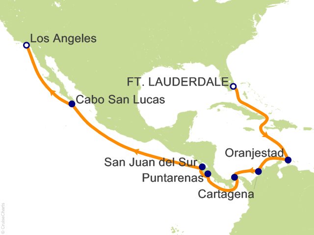 15 Night Panama Canal (Full Transit) Cruise from Fort Lauderdale