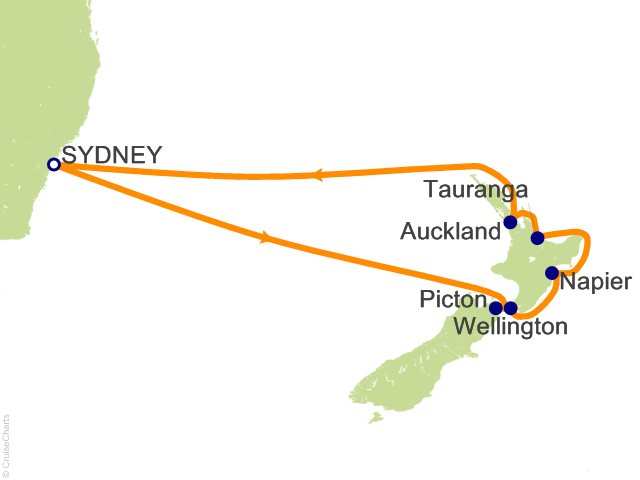 11 Night New Zealand Cruise from Sydney