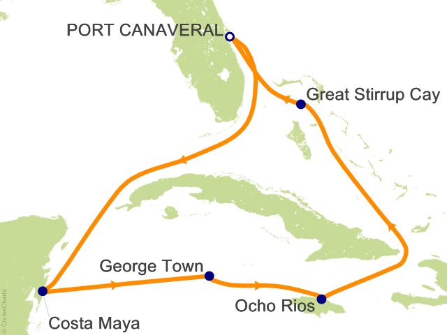 7 Night Western Caribbean from Orlando (Port Canaveral) Cruise from Port Canaveral