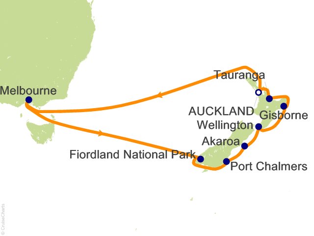 13 Night New Zealand Cruise from Auckland