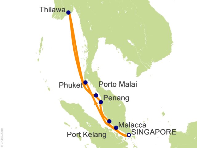 14 Night Asian Adventure Holiday Cruise from Singapore