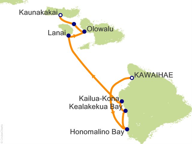 7 Night Hawaiian Seascapes Cruise from Kawaihae