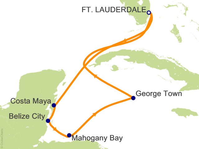 7 Night The Magical Caribbean Cruise from Fort Lauderdale