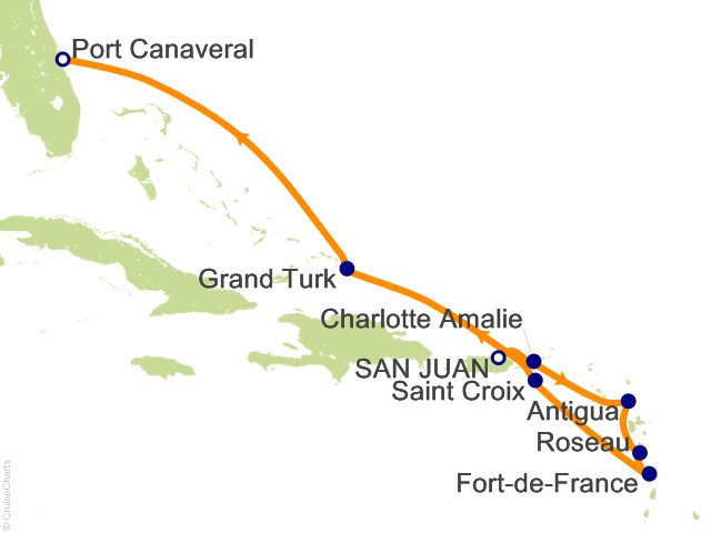 10 Night Southern Caribbean Cruise from San Juan