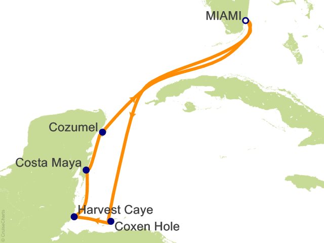 7 Night Western Caribbean from Miami Cruise from Miami