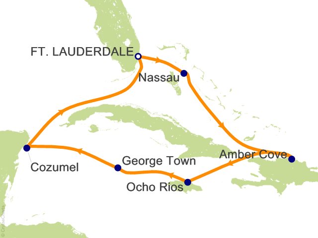 9 Night The Magical Caribbean Cruise from Fort Lauderdale