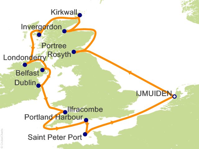 14 Night Irish and Scottish Explorer Cruise from Ijmuiden