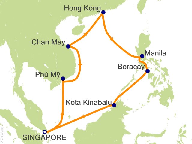 14 Night Vietnam and Philippines Cruise from Singapore