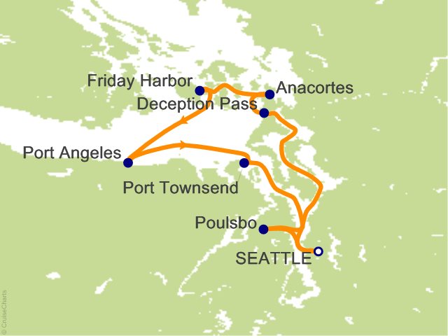 7 Night Puget Sound and San Juan Islands Cruise from Seattle