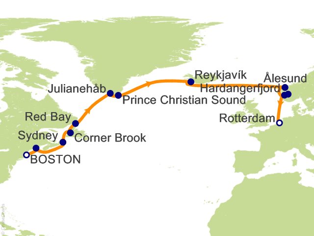 18 Night Voyage of the Vikings Cruise from Boston