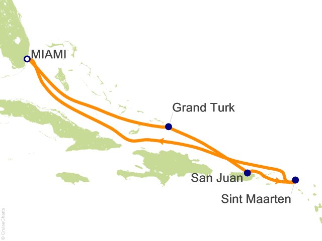 7 Night Eastern Caribbean Cruise from Miami