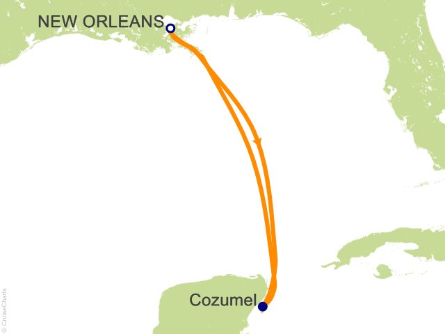 4 Night Western Caribbean Cruise from New Orleans