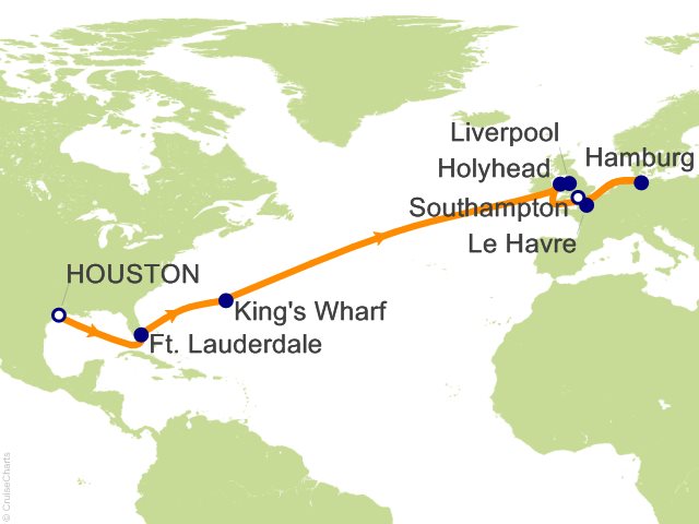 21 Night British Isles Passage Cruise from Houston