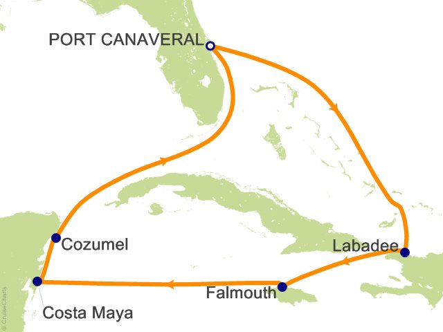 8 Night Western Caribbean Cruise from Port Canaveral