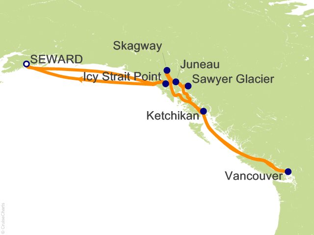 14 Night Alaska from Seward Cruise from Seward