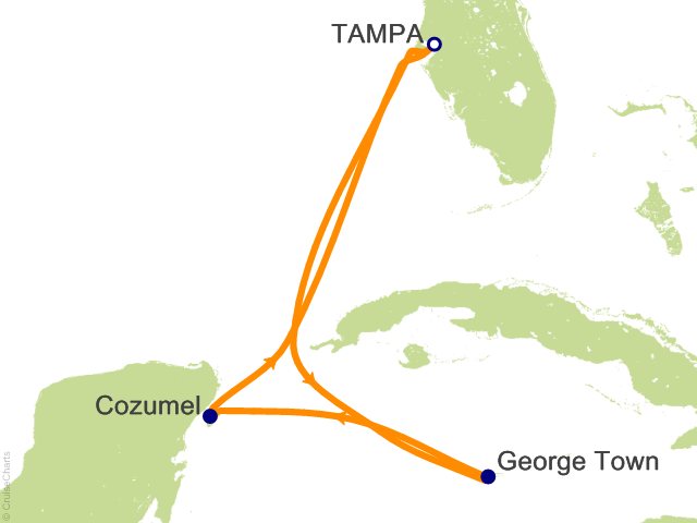 5 Night Western Caribbean Cruise from Tampa